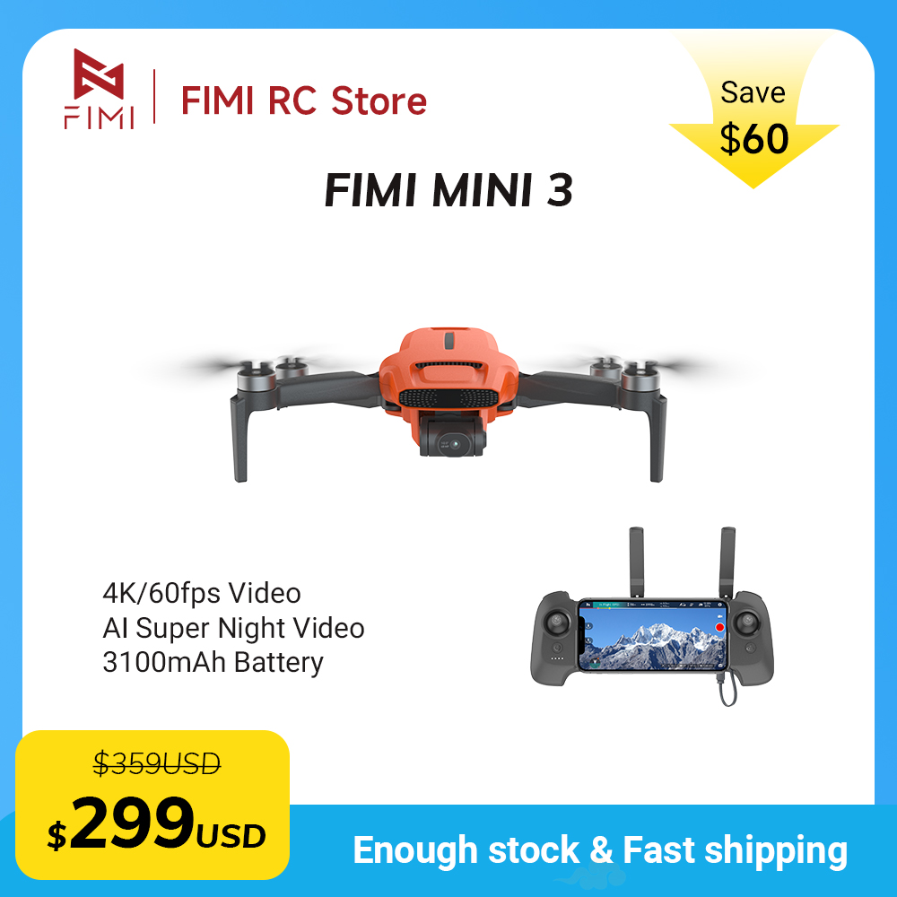 Dron con Cámara FIMI MINI 3, 4 - Drone Camera With Gimbal reseña y precio